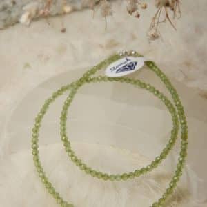Peridoot ketting zilver handgemaakt