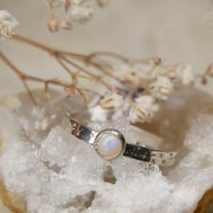 Opaal ring Sky full of stars zilver maat 19