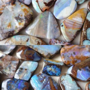 Australische boulder opalen opals australia