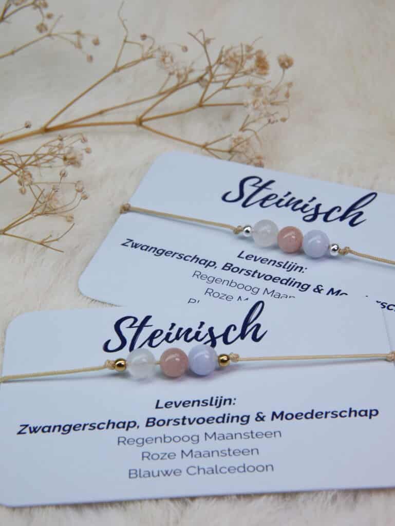 armbandje sieraad rouw liefde edelsteen zwangerschap borstvoeding succes zelfvertrouwen bescherming