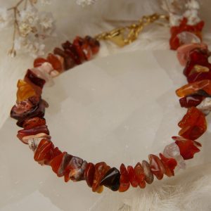 Vuuropaal split armband goud handgemaakt
