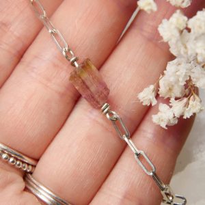 Toermalijn armband zilver