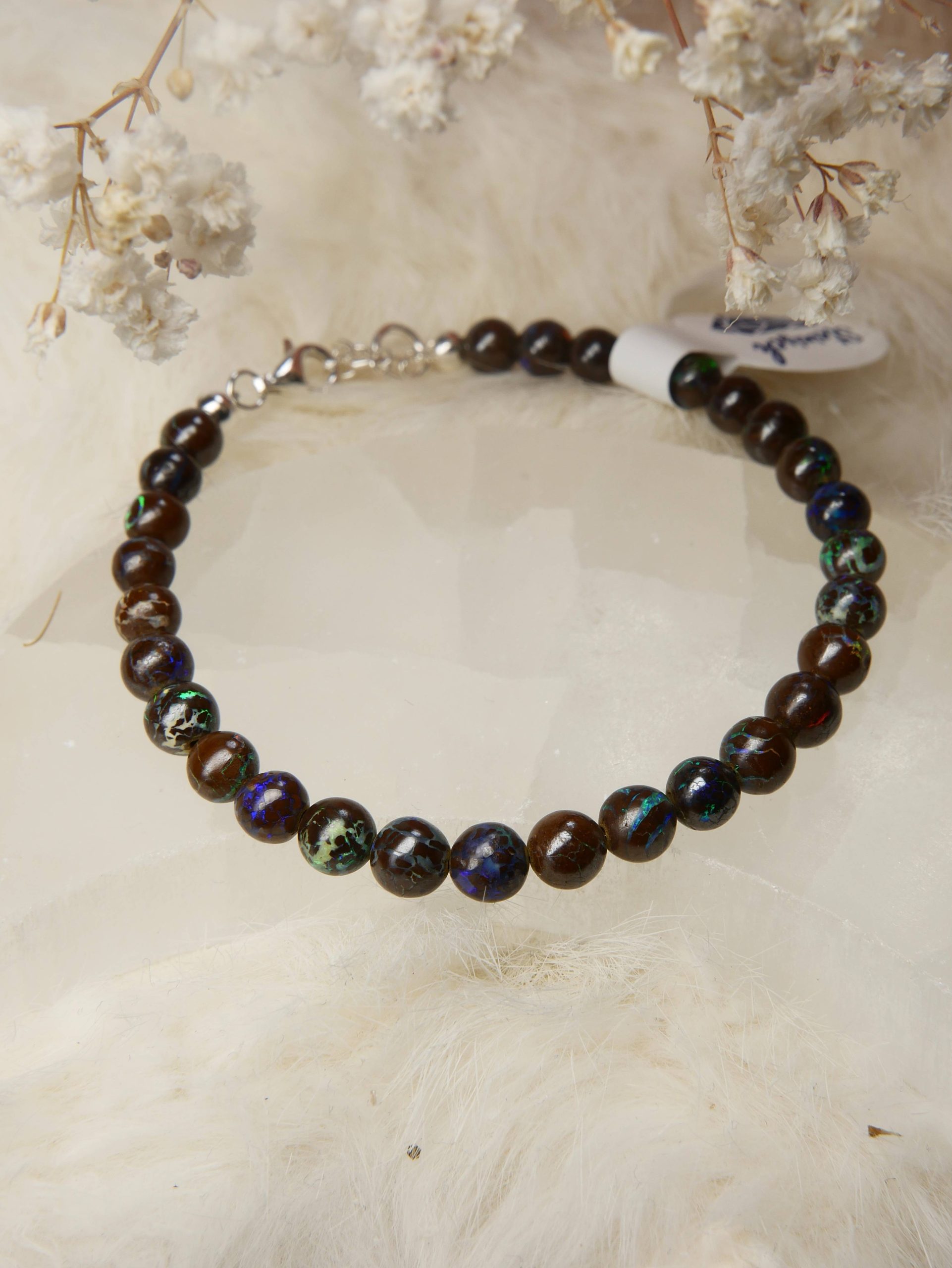boulder opaal armband
