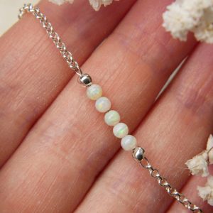 Crystal opaal armband